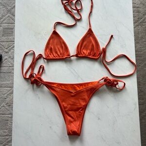 Frankie’s Bikinis Orange Bikini
